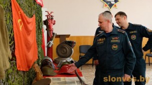 В Слонимском райотделе по ЧС открылась экспозиция, посвященная Великой Отечественной войне